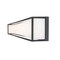 Z-Lite Baden 2 Light Vanity, Matte Black & Frosted White 1933-46MB-LED - alternate 4